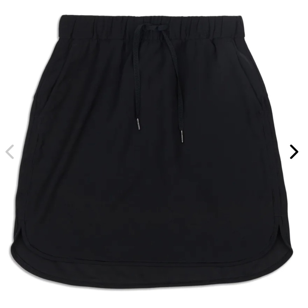 Lululemon on the fly black skirt - swift fabric